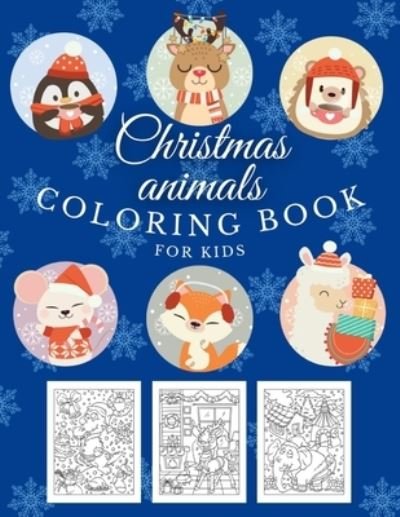Cover for Holiday Press · Christmas Animals Coloring Book (Paperback Book) (2020)