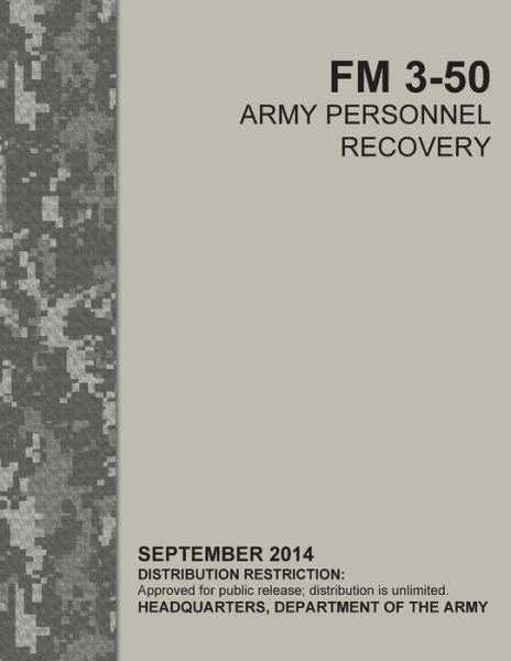 Cover for U S Army · FM 3-50 Army Personnel Recovery (Paperback Book) (2021)