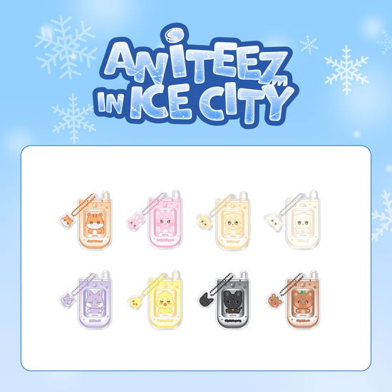 Cover for ATEEZ · Aniteez In Ice City (Schlüsselring) [Phone Keyring edition] [DDEONGbyeoli] (2024)