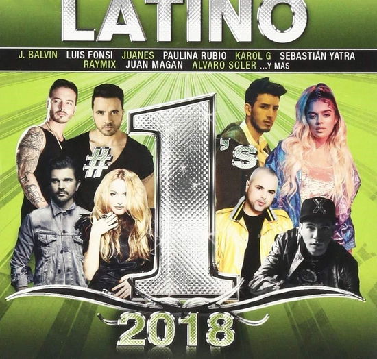 Cover for Latino # 1's 2018 · Latino # 1's 2018-v/a (CD) (2018)