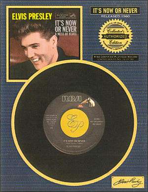 Cover for Elvis Presley · it's Now or Never (7&quot;) [Limited edition] (2003)