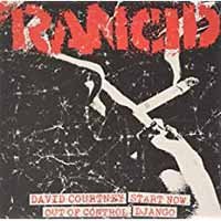 Cover for Rancid · David Courtney / Start Now / out of Control / Django (7&quot;) (2012)