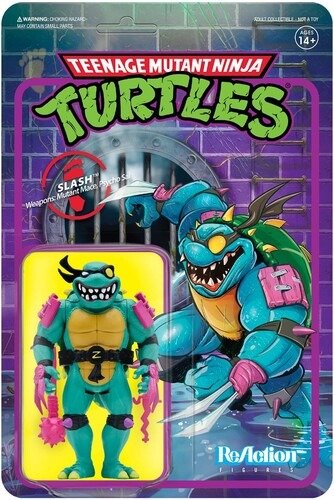Teenage Mutant Ninja Turtles Reaction Figure Wave 4 - Slash - Teenage Mutant Ninja Turtles - Merchandise - SUPER 7 - 0840049807273 - February 21, 2022