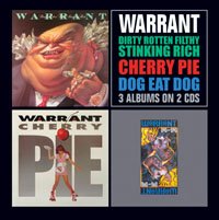 Cover for Warrant · Dirty Rotten / Cherry Pie / Dog Eat Dog (CD) (2011)