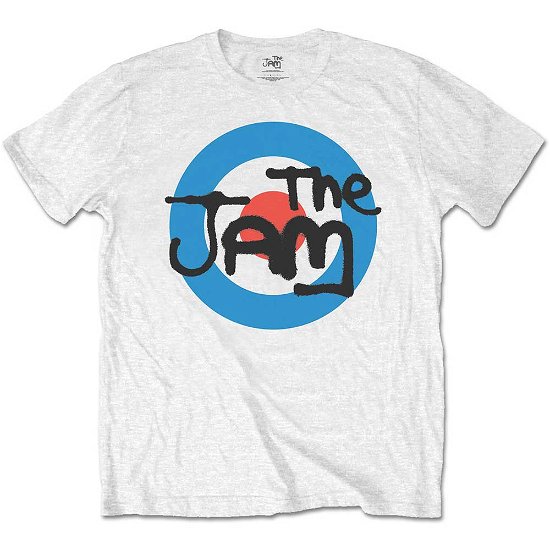 The Jam Unisex T-Shirt: Spray Target Logo (Retail Pack) - Jam - The - Merchandise - Bravado - 5023209421273 - 14. januar 2015
