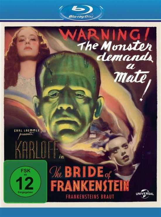 Cover for Boris Karloff,colin Clive,elsa Lanchester · Frankensteins Braut (1935) (Blu-ray) (2014)
