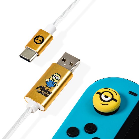 Cover for Nintendo · Minions Nintendo Switch Usb-c Led Cable and Grips (MERCH)