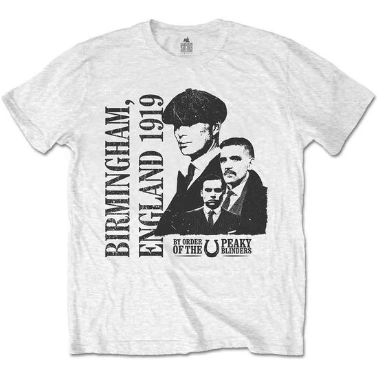 Peaky Blinders Unisex T-Shirt: England 1919 - Peaky Blinders - Merchandise -  - 5056368603273 - 