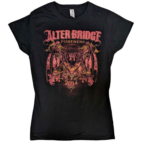 Alter Bridge Ladies T-Shirt: Fortress Batwing Eagle - Alter Bridge - Marchandise -  - 5056737209273 - 