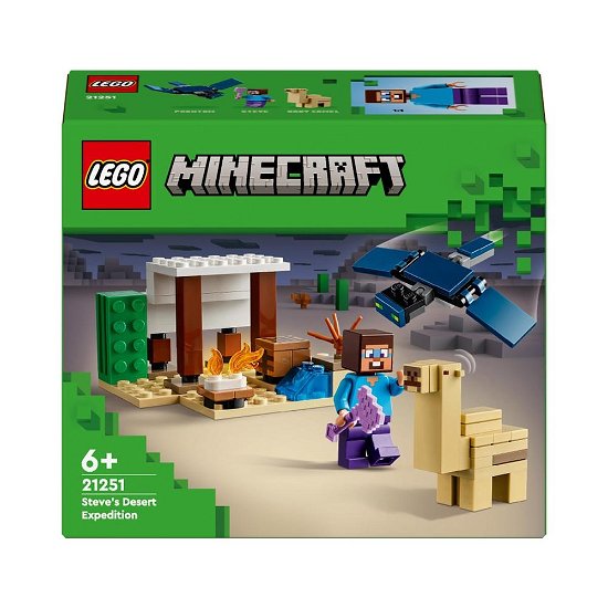 Cover for Lego · LEGO Minecraft 21251 Steve\'s Woestijnexpeditie (Legetøj)