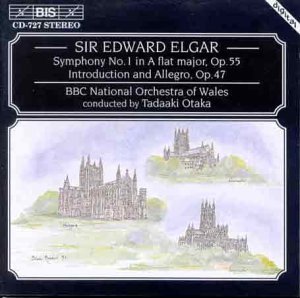 Cover for Elgar / Otaka / Bbcnow · Symphony 1 / Introduction &amp; Allegro for Strings (CD) (1995)