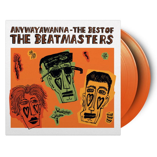 Cover for The Beat Masters · Anywayawanna (The Best Of) (LP) [Orange Coloured Vinyl edition] (2024)