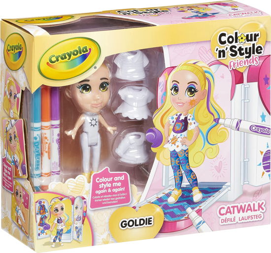 Cover for Crayola Colour N Style Friends Catwalk (Stationery)