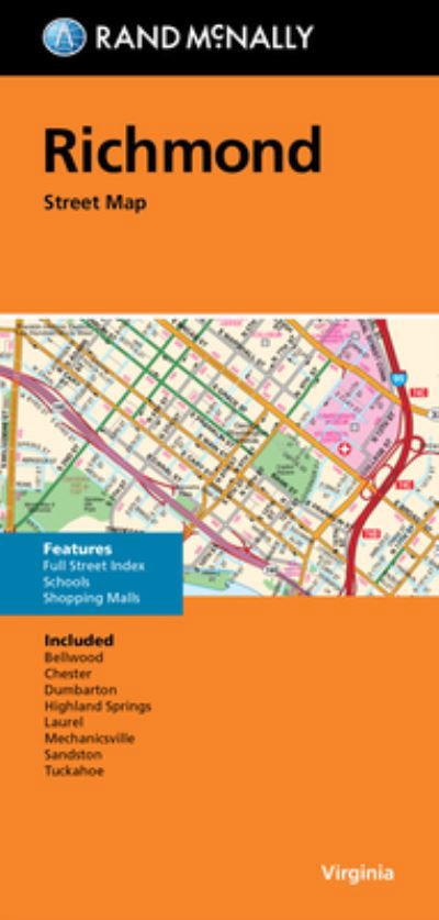 Rand McNally Folded Map: Richmond Street Map - Rand Mcnally - Libros - RAND MCNALLY - 9780528025273 - 14 de marzo de 2022