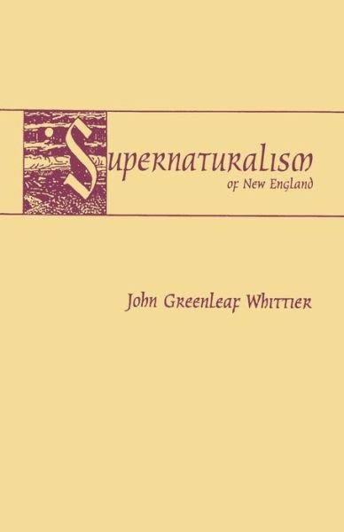 Cover for Fiction · Supernaturalism of New England (Paperback Book) (2014)