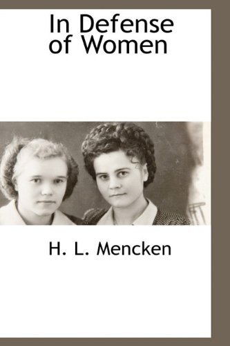 Cover for H. L. Mencken · In Defense of Women (Paperback Book) [Large Type edition] (2009)