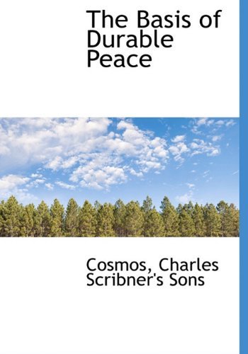 Cover for Cosmos · The Basis of Durable Peace (Hardcover Book) (2010)