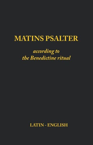 Cover for Monks of Clear Creek · Matins Psalter (Paperback Book) (2021)