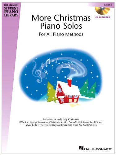 Cover for Hal Leonard Corp. · More Christmas Piano Solos Level 2 Bk/cd (Paperback Book) [Pap / Com edition] (2010)