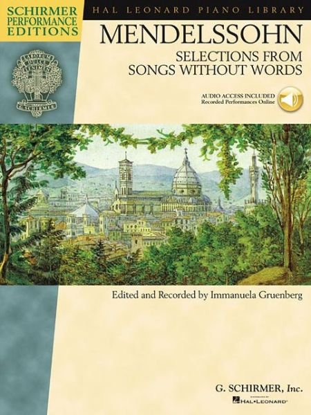 Cover for Felix Mendelssohn · Mendelssohn - Selections from Songs Without Words: Book with Online Audio (Hardcover Book) (2014)