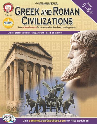 Cover for Heidi M.c. Dierckx · Greek and Roman Civilizations, Grades 5 - 8 (World History) (Paperback Book) (2012)