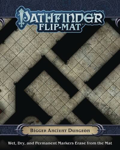 Pathfinder Flip-Mat: Bigger Ancient Dungeon - Jason A. Engle - Lautapelit - Paizo Publishing, LLC - 9781640782273 - tiistai 16. kesäkuuta 2020