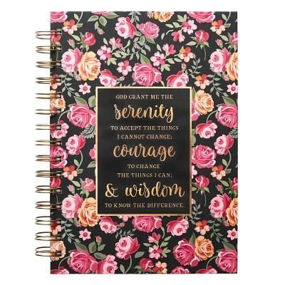 Cover for Christian Art Gifts · Serenity Prayer Lg Wirebound Journal (Hardcover Book) (2018)