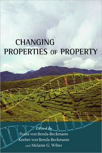 Cover for Keebet Von Benda-beckmann · Changing Properties of Property (Paperback Book) (2009)