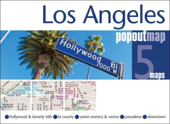 Cover for Popout Map · Popout Maps: Los Angeles Popout Map (Innbunden bok) (2016)