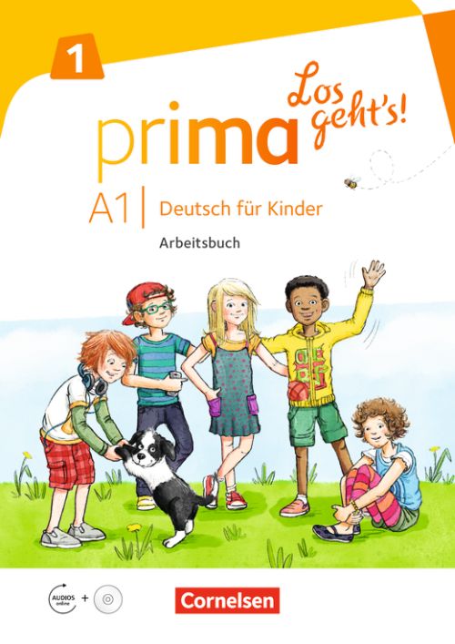 Cover for Luiza Ciepielewska-Kaczmarek · Prima - Los geht's: Arbeitsbuch 1 mit Audio-CD und Stickerbogen (Bok) (2018)