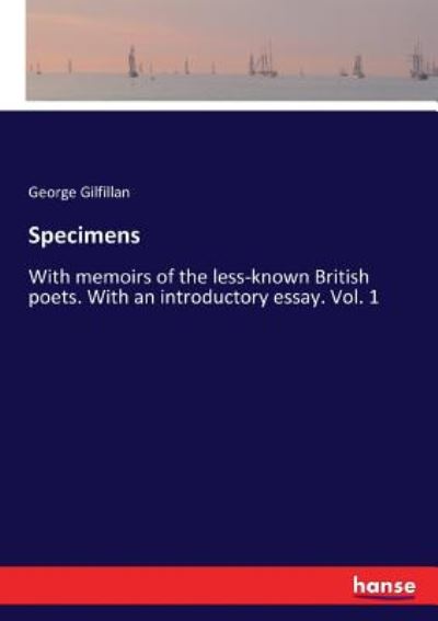 Cover for Gilfillan · Specimens (Bok) (2017)