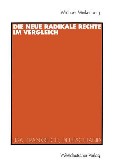 Cover for Michael Minkenberg · Die Neue Radikale Rechte im Vergleich (Paperback Bog) [1998 edition] (1998)