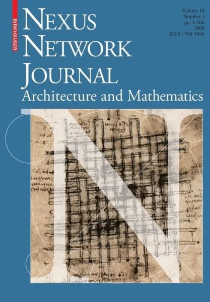 Cover for Kim Williams · Nexus Network Journal 10,1: Architecture and Mathematics - Nexus Network Journal (Taschenbuch) [2008 edition] (2008)