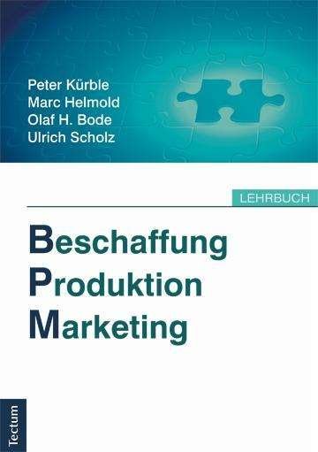 Cover for Kürble · Beschaffung, Produktion, Marketi (Buch) (2016)
