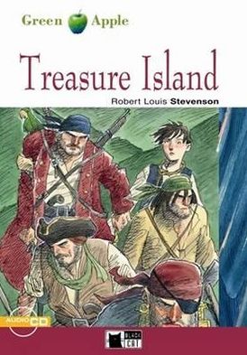 Cover for Robert Louis Stevenson · Green Apple: Treasure Island + audio CD (Book) (2008)