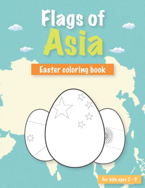 Cover for Bambino Books of Fun · Flags of Asia: Easter flags coloring book for kids ages 2-5 - Easter Flags - Coloring Book (Paperback Book) (2022)