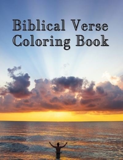Cover for Margie Evans · Biblical Verse Coloring Book (Paperback Book) (2021)
