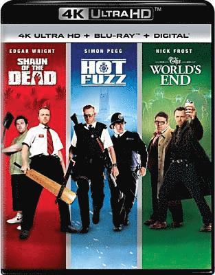 Cover for World's End / Hot Fuzz / Shaun of the Dead Trilogy (4K UHD Blu-ray) (2019)