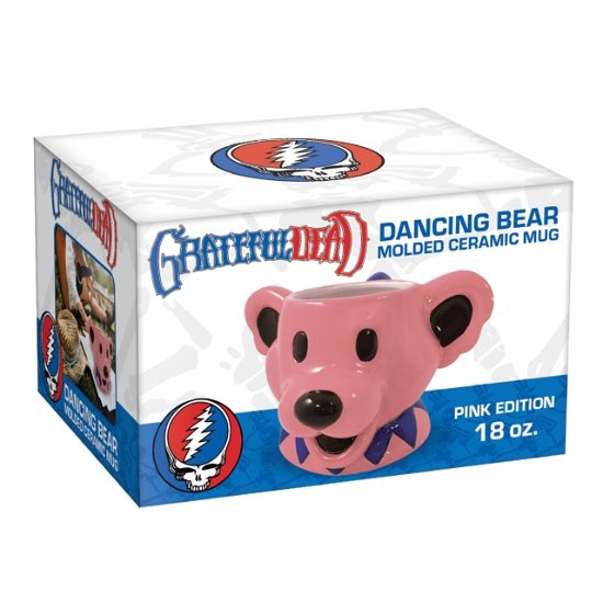 Grateful Dead Dancing Bear Molded Head Ceramic Mug 500Ml (Pink) - Grateful Dead - Merchandise - GRATEFUL DEAD - 0674449317274 - 