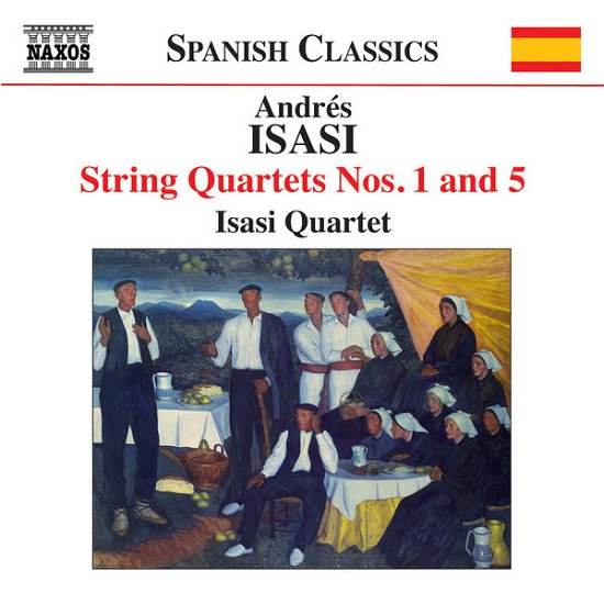 Cover for A. Isasi · String Quartets No.1 &amp; 5 (CD) (2015)