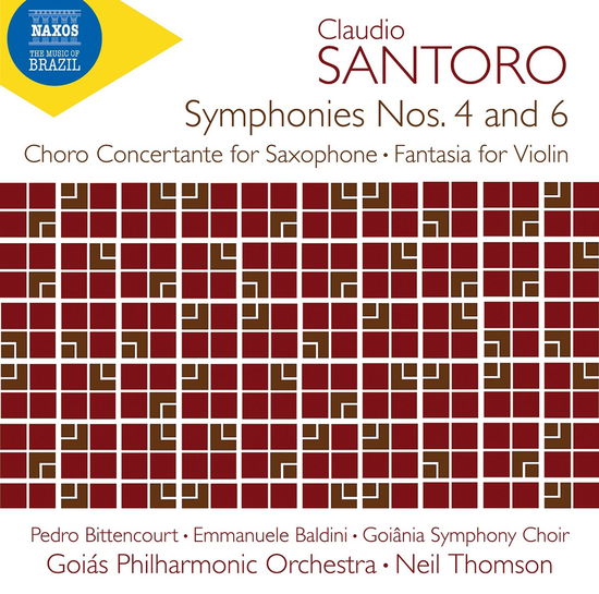 Emmanuele Baldini · Santoro: Symphony No. 4 & 6; Choro Concertante for Saxophone; Fantasia for Violin & Orchestra (CD) (2024)