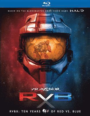 Cover for Blu-ray Edition Rvbx: Ten Years of Red vs Blue · Rvbx: Ten Years of Red vs Blue, Blu-ray Edition (Blu-ray) [Ray edition] (2012)