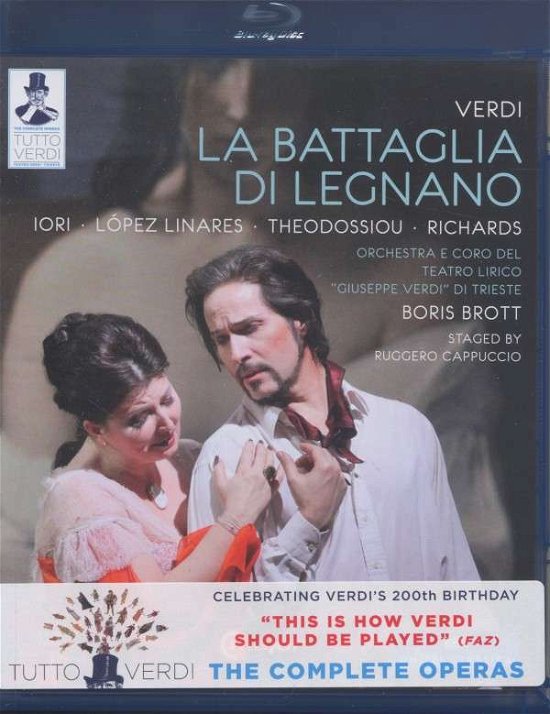 Cover for Verdi / Iori / Linares / Theodossiou · La Battaglia Di Legnano (Blu-ray) (2013)