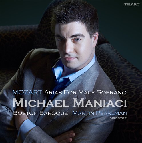 Cover for Maniaci Michael / Boston Baroque · Mozart Arias for Male Sop (CD) (2010)