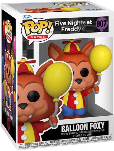 Five Nights at Freddy's - Balloon Foxy - Funko Pop! Games: - Produtos - Funko - 0889698676274 - 5 de fevereiro de 2023