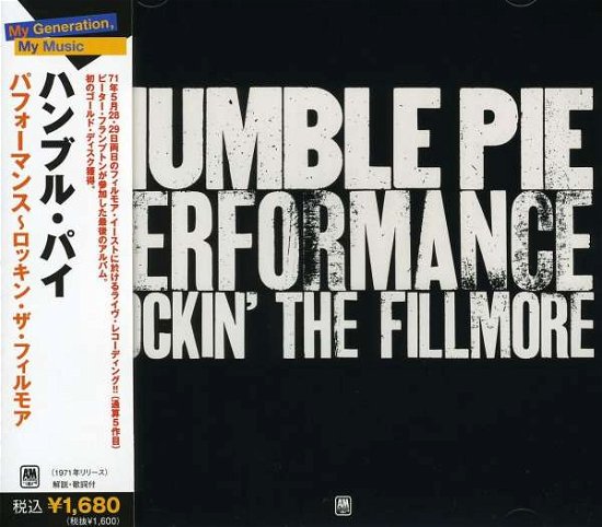 Cover for Humble Pie · Performance-Rockin' Fillm (CD) (1993)