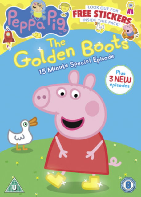 Cover for Peppa Pig Golden Boots DVD · Peppa Pig - The Golden Boots (DVD) (2015)