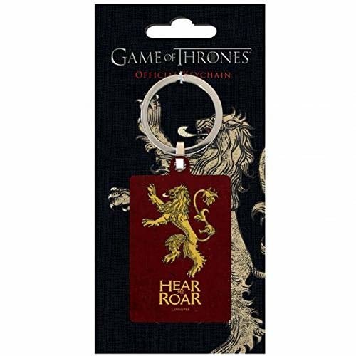 Zigzag Island Metal Keychain Lannister 6 Cm Keyrings - Game Of Thrones - Merchandise -  - 5050293388274 - July 24, 2019