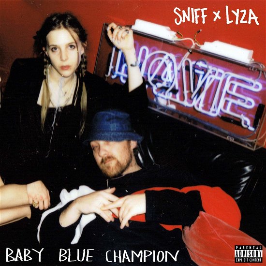 Cover for Sniff X Lyza Jane · Baby Blue Champion (LP) (2020)