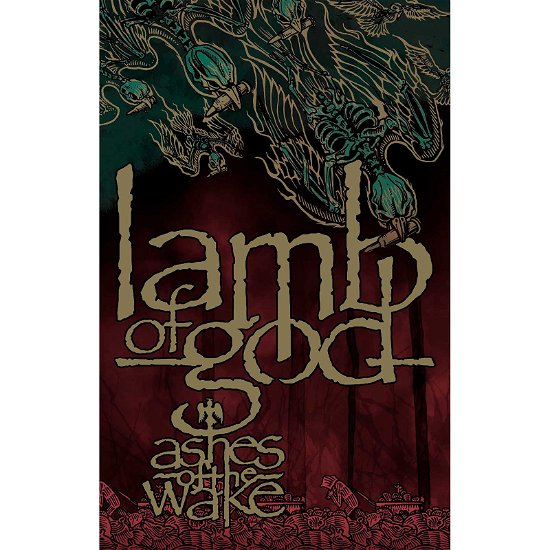 Lamb Of God Textile Poster: Ashes Of The Wake - Lamb Of God - Merchandise -  - 5056365722274 - 